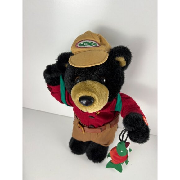 Cabelas Fisherman Black Bear Plush Animated Hooked on a Feeling! Ooga-Chaka 16” - Picture 5 of 8